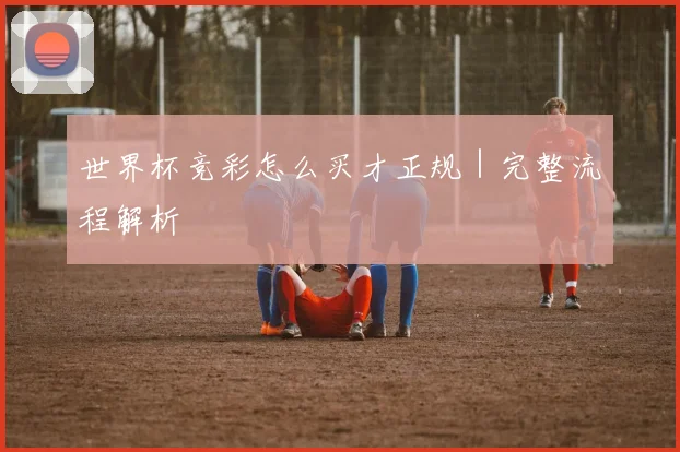 世界杯竞彩怎么买才正规｜完整流程解析